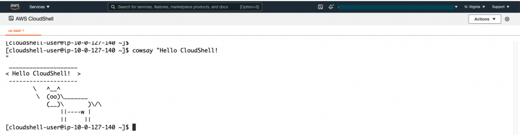 AWS CloudShell